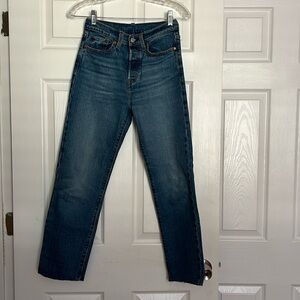 Levi’s Wedgie Straight Jazz Jive Sound Jeans 25